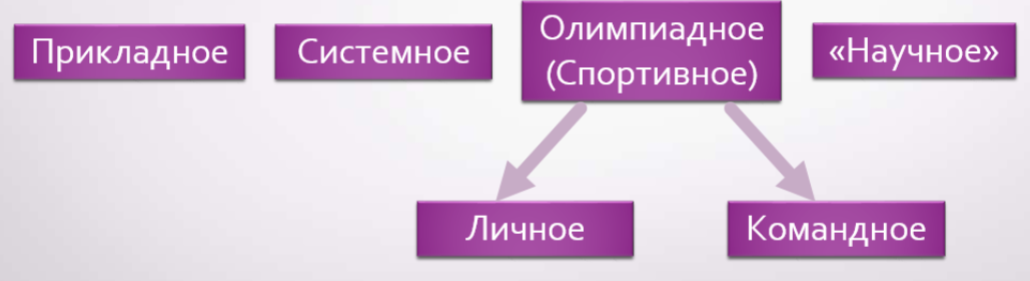 Отрасли в программировании